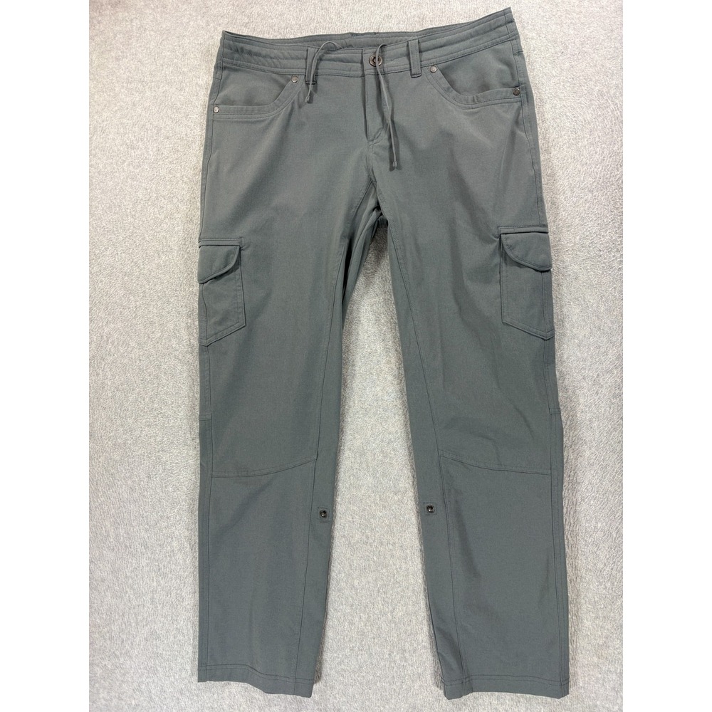 Kuhl USA Travel Hiking Roll Up Pants (Women's 12 Short) Gray - 34x30